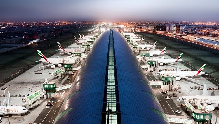 مطار دبي ثاني أكثر المطارات ازدحاماً في العالم 2023