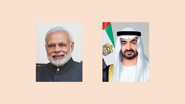رئيس الدولة يستقبل رئيس وزراء الهند لدى وصوله أبوظبي