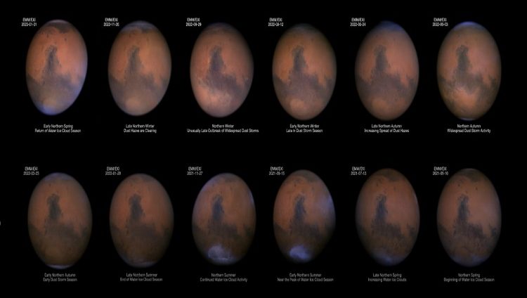 مهمة مشروع الإمارات لاستكشاف المريخ تنشر ملاحظات لعام مريخي كامل