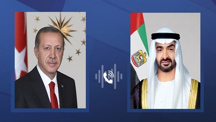 رئيس الدولة والرئيس التركي يبحثان هاتفياً علاقات البلدين