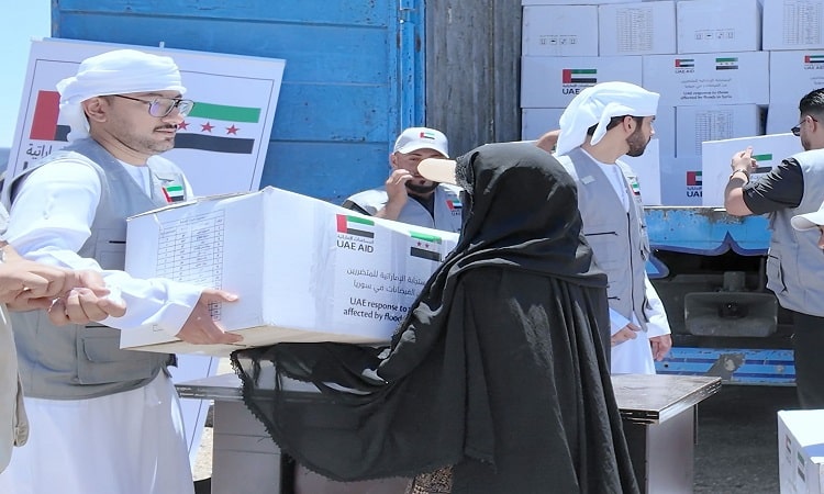 الإمارات تواصل دعم متضرري فيضانات نهر الفرات في سوريا ضمن استجابة إنسانية متكاملة
