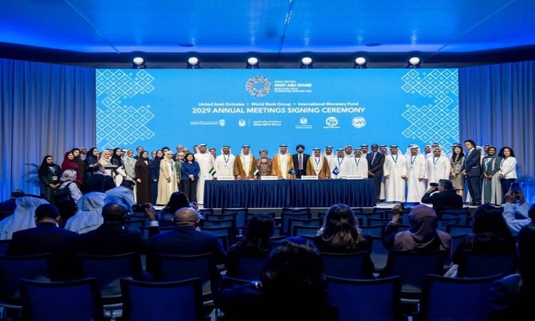 الإمارات توقع اتفاقية استضافة الاجتماعات السنوية لـ”البنك الدولي” و”صندوق النقد ” لعام 2029